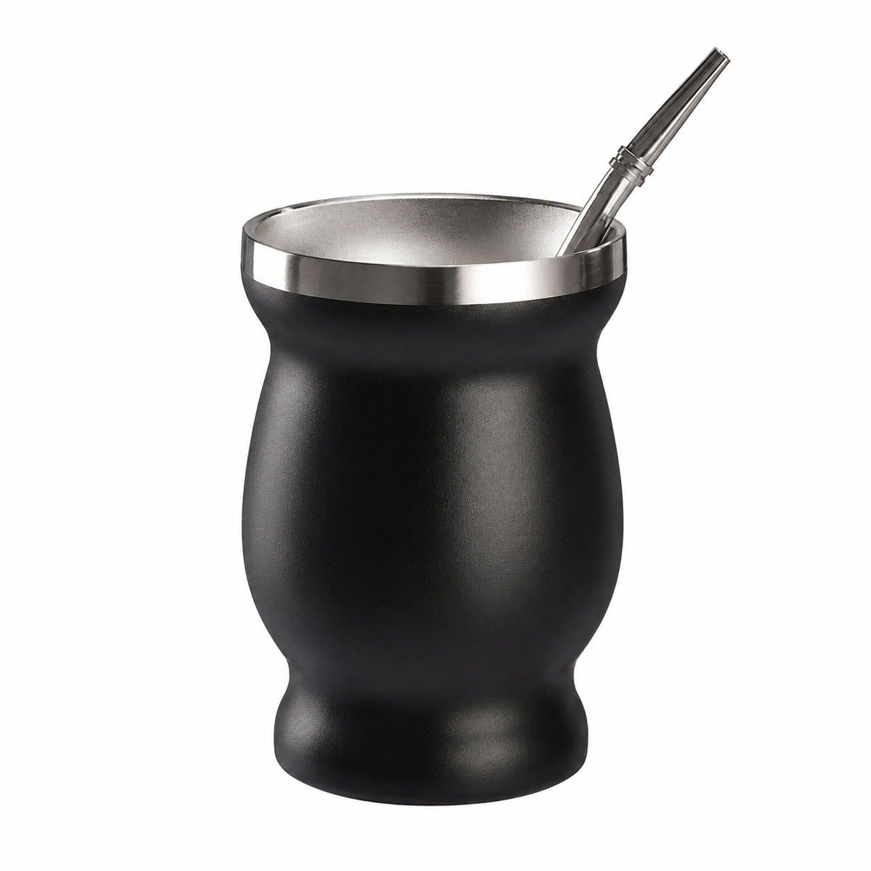 8oz马黛茶杯 of Custom 4oz & 8oz Stainless Steel Mate Cup Set with Straw | Double-Wall Yerba Mate Gourd