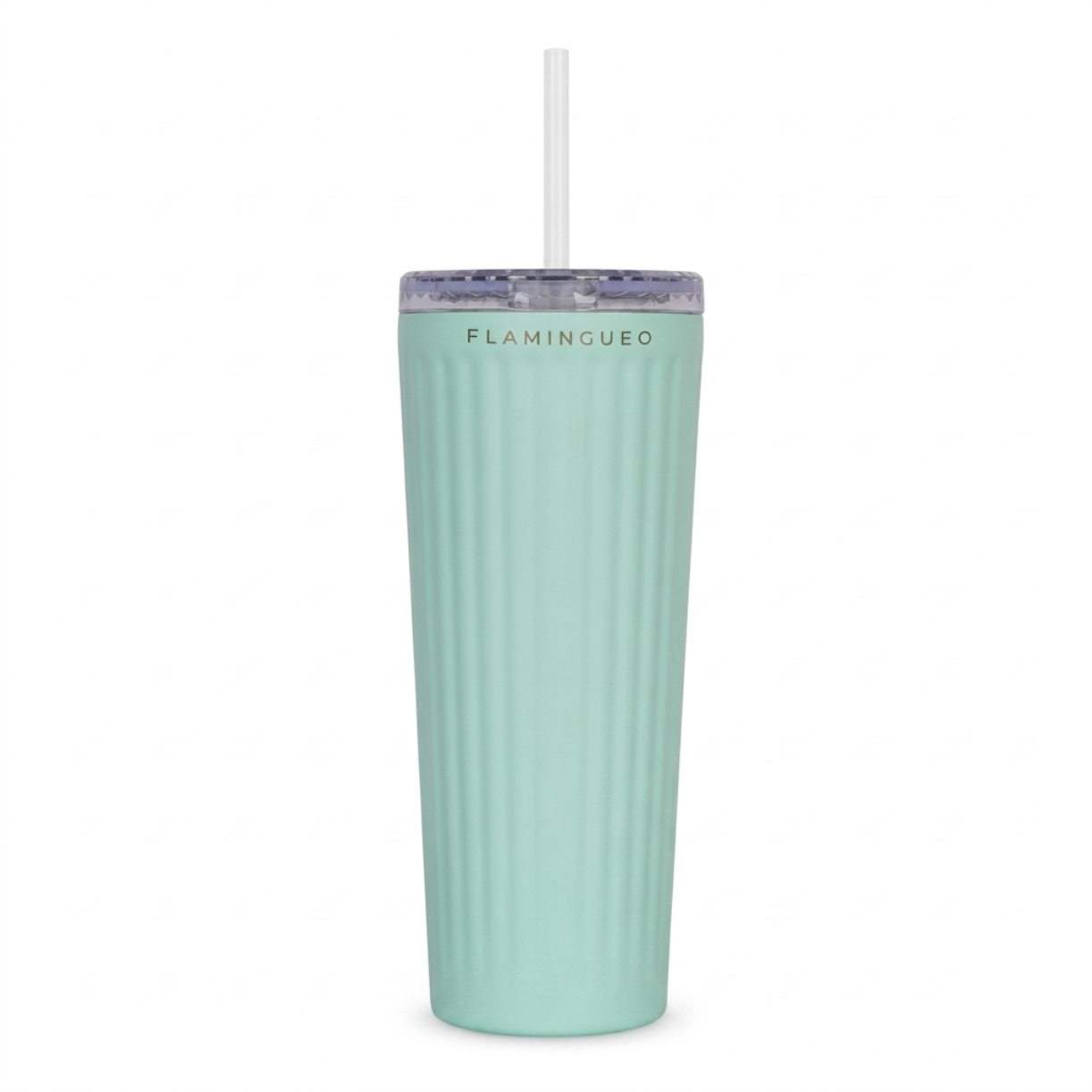 800ml tumbler of 304 Stainless Steel Gradient Stripe Insulated Car Tumbler with Straw, 500ml/800ml