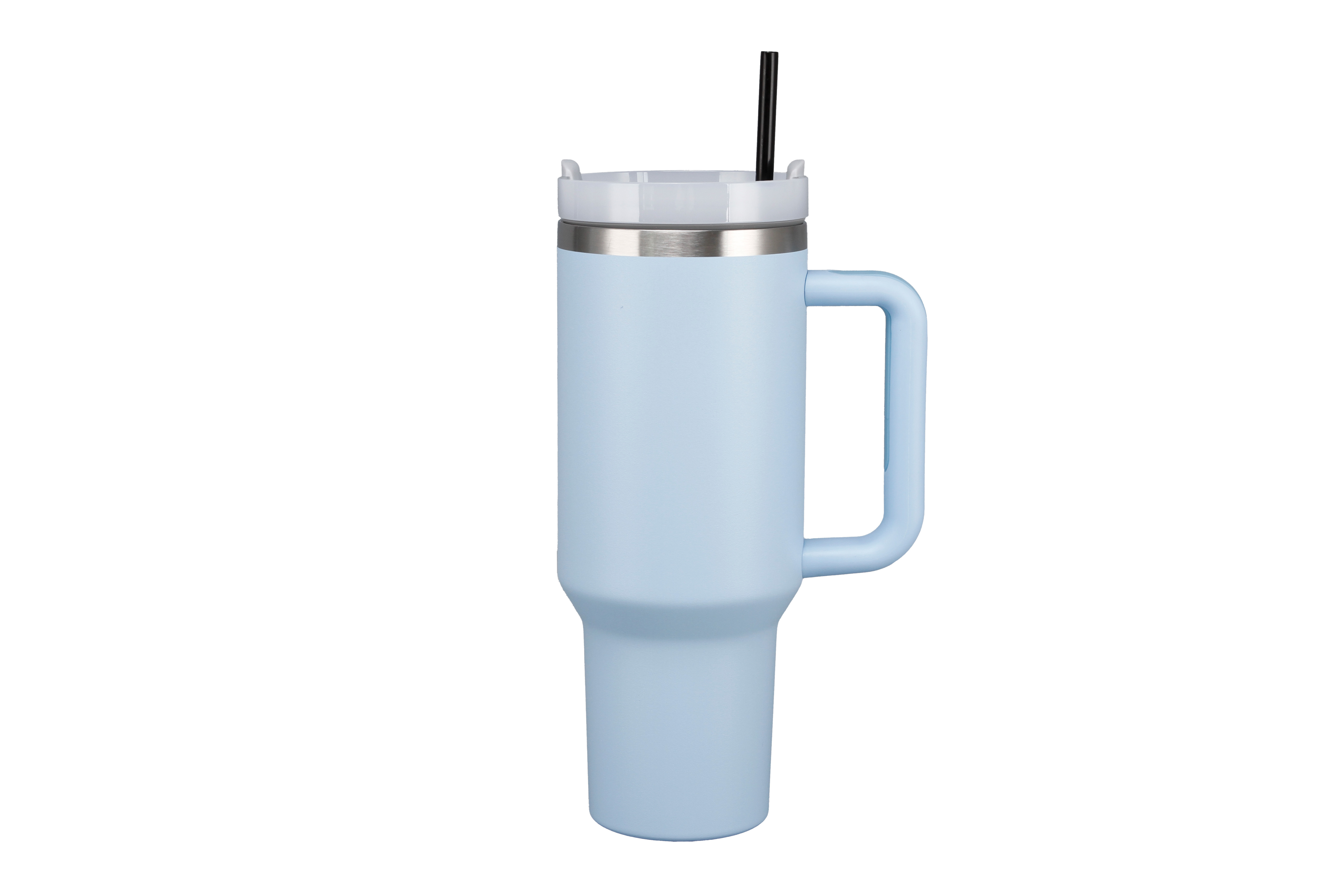 40oz汽车杯 of 30oz / 40oz Stainless Steel Vacuum Insulated Tumbler with Handle and Straw for Outdoor, Travel & Coffee