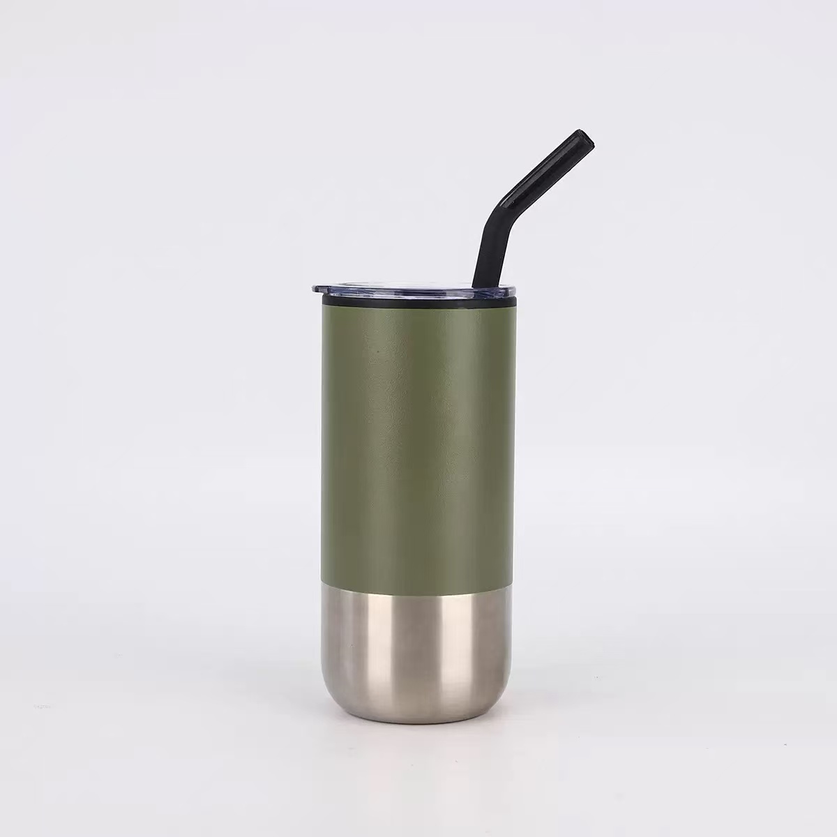 咖啡杯 of 500ml Reusable Coffee Tumbler with Plastic Inner & Stainless Steel Outer
