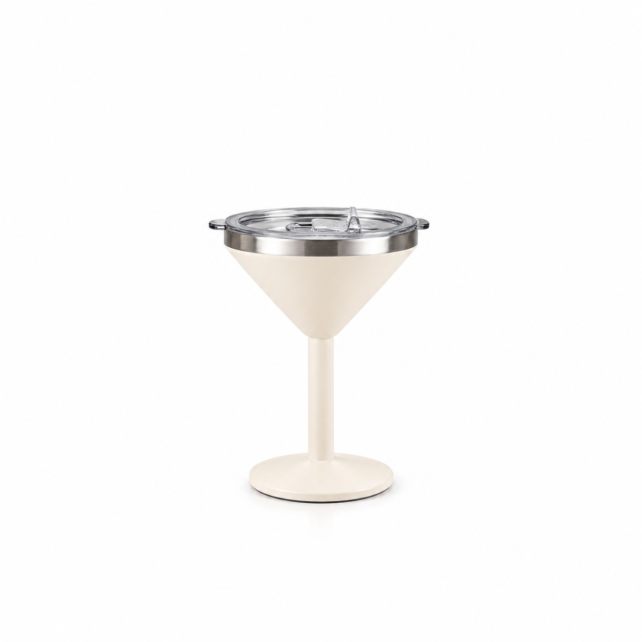 Stainless Steel Martini Glass with Lid – Custom Wholesale