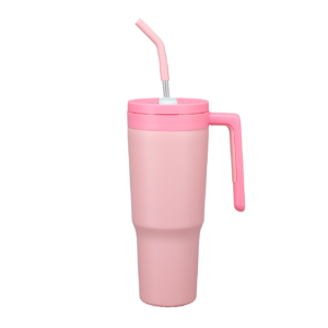 pink travel cup