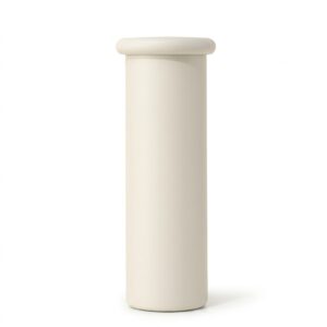 350ml Minimalist Cream White Vacuum Flask