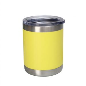 10oz Stainless Steel Lowball Coffee Tumbler with Lid